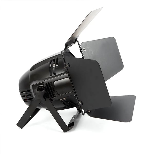 COB Scenelys 2‑i‑1 - PAR lampe med barndøre - 100 W - 220 V AC - CE‑godkendt - Uden lyskilde