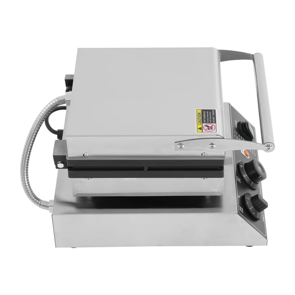 Elektrisk vaffeljern - Kommerciel vaffelmaskine - 4 forme - Kvadratisk - 220 V/1750 W - 50–300 °C - Timer 0–5 min