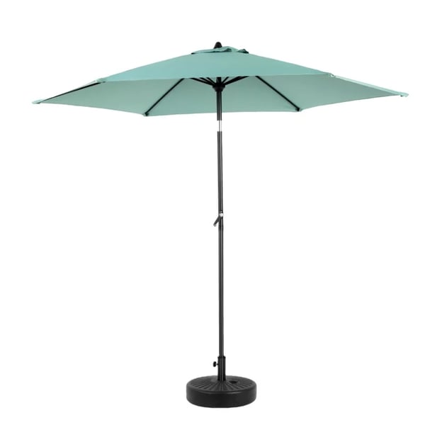 Udendørs parasol - Strand-, have- og terrasseparasol - 23 cm - UV-beskyttelse - Kanvas - Uden fod - Lysegrøn