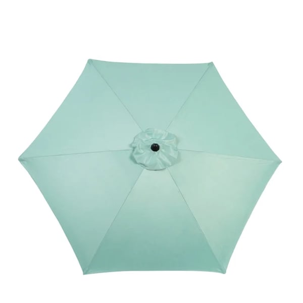Udendørs parasol - Strand-, have- og terrasseparasol - 23 cm - UV-beskyttelse - Kanvas - Uden fod - Lysegrøn