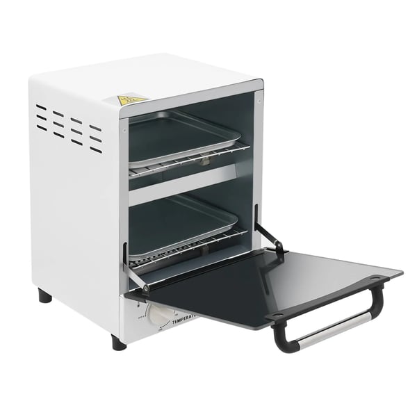 Kynsityökalujen sterilointilaite - Desinfiointikaappi - 12 l - 1000 W - 0–250 °C - 3 infrapunakvartsiputkea - 110–220 V - EU‑pistoke - Valkoinen