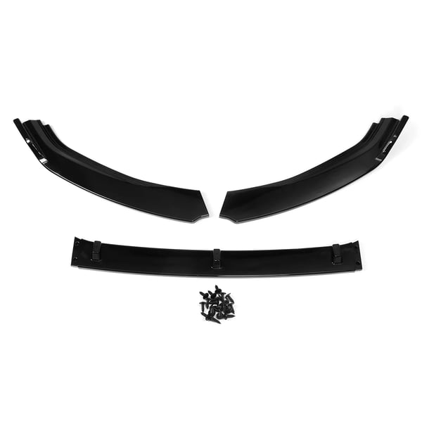 Forreste stødfangerlæbe - Spoiler trim - Golf MK7/MK7.5 2014–2017 - Frontsplitter - Blank sort