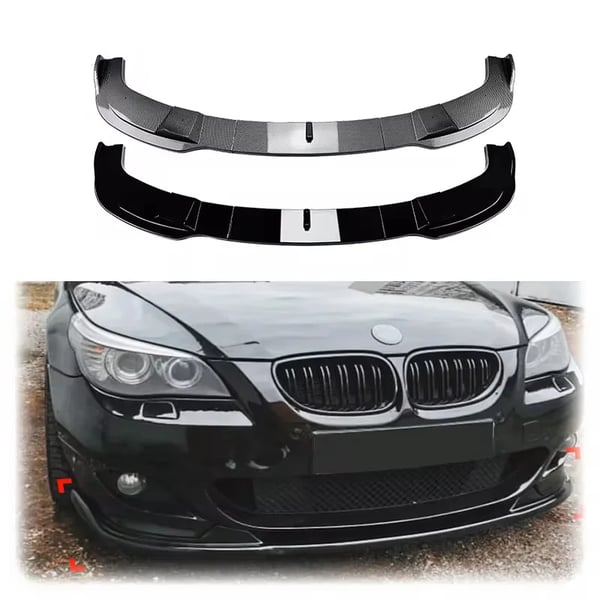E60/E61 5-serie 2005–2010 M Sport - Frontsplitter/lip spoiler - Passer 525i 530i 540i 550i - Armygrøn