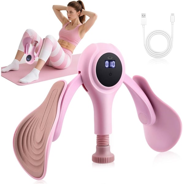 Kegel & Inderlår Træner - Hofte-træner - Muskelstyrkning - Ben & Lår - Styrketræning - Unisex - Pink
