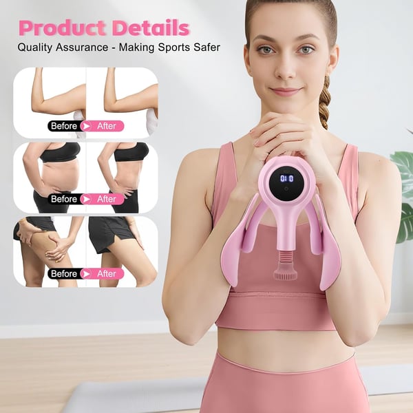 Kegel & Inderlår Træner - Hofte-træner - Muskelstyrkning - Ben & Lår - Styrketræning - Unisex - Pink