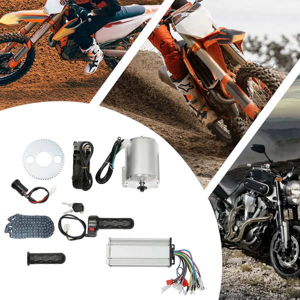 BLDC motorsæt - Børsteløs DC-motor 3000 W 48–72 V - Controller Medfølger - Til Gokart, El-scooter, Minibike