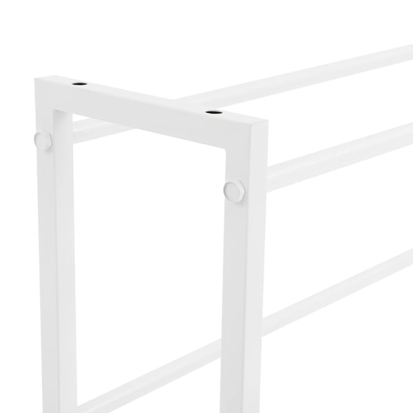 Filamentopbevaring til 3D-printer - Metalreol med 5 etager - Spoleholder - 58×36×118 cm - Hvid