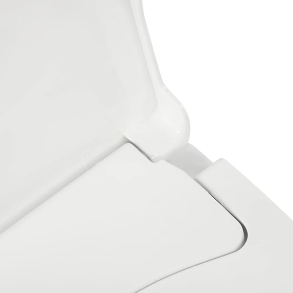 Toiletbidet - Ikke-elektrisk bidetsæde - To dyser (dame+bagdel) - Boltafstand 11,5–16,5 cm - PP-plast - Nem montering - Til aflangt WC - Hvid