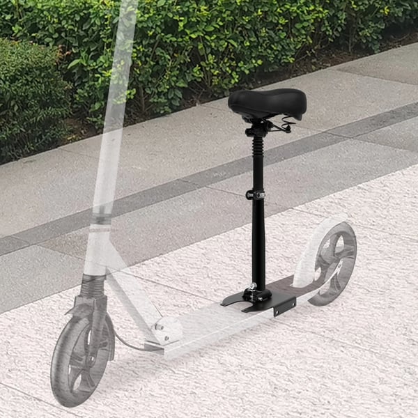 El-løbehjul Sæde - Højdejusterbart - Sammenklappeligt - 50–68 cm - Maks 100 kg - Sort