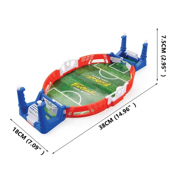 Mini Pöytäjalkapallo - Foosball Pöytäpeli - Kompakti Kannettava - Pöytämalli Sisäkäyttöön - Aikuisille Ja Lapsille - Vihreä