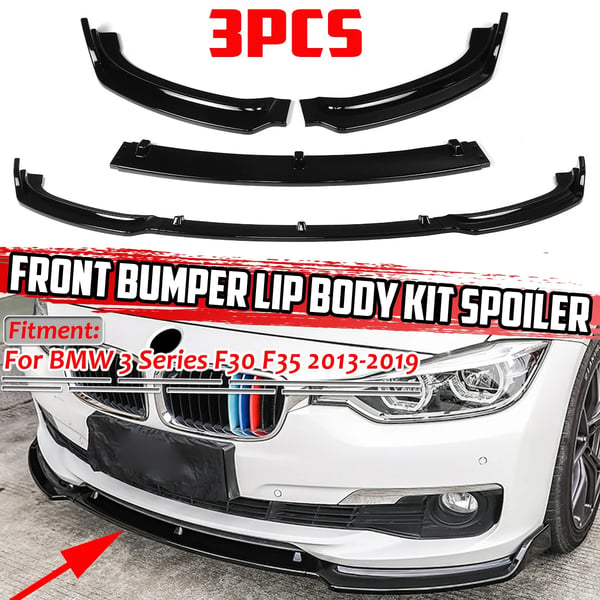 3-serie F30 F35 - Forreste kofanger læbe spoiler splitter - ABS - Diffuser - Kofangerbeskyttelse - Body kit - 2016–2019