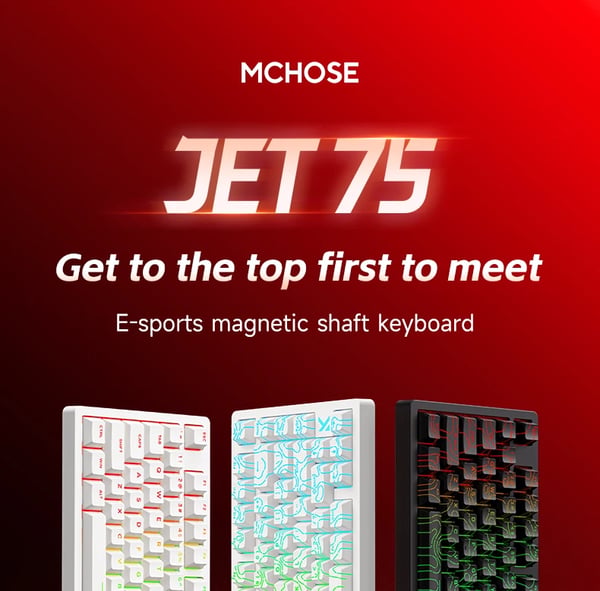 Jet 75 - Mekanisk Gamingtastatur - Bluetooth Trådløst - 88 Taster - Engelsk Layout - Sorte Switches - RGB-belysning - Brun