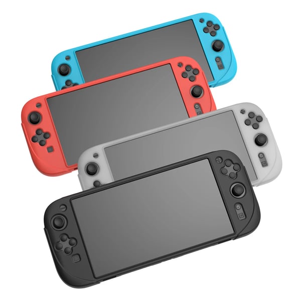 Silikonecover til Switch 2 - TNS-3158 beskyttelsesetui - Stødsikkert - Ridsefast - Skridsikkert greb - Præcis pasform - Blå