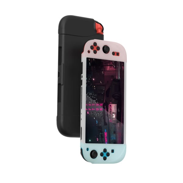 Silikonecover til Switch 2 - TNS-3158 beskyttelsesetui - Stødsikkert - Ridsefast - Skridsikkert greb - Præcis pasform - Blå