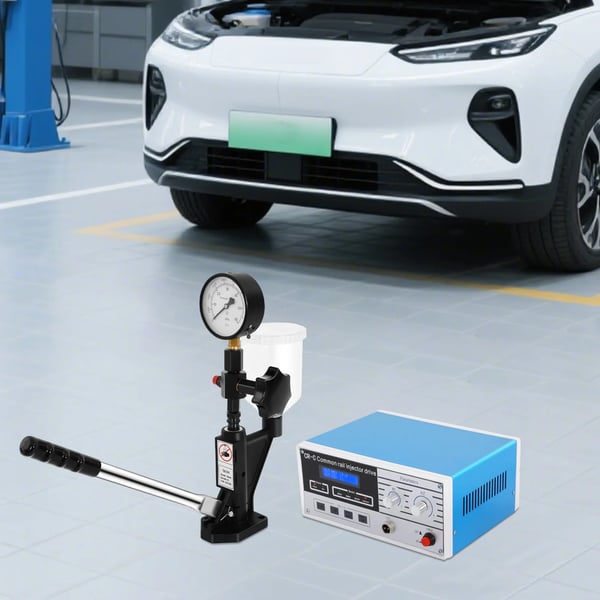 Diesel Dysetester - Værktøjssæt - Common Rail CR-C - S60H - 0–60 MPa Manometer - Multifunktion - Blå