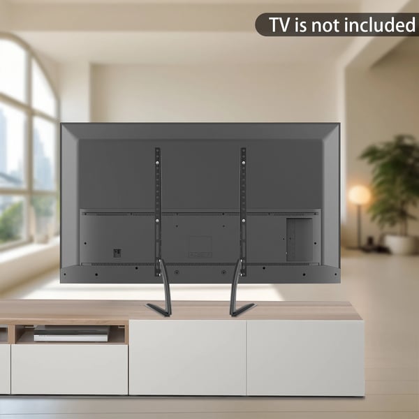 Universal TV-stander - Bordstativ/TV-fødder - 2 stk, 81–178 cm, maks 35 kg, VESA-højde op til 500 mm, 3 mm koldvalset stål - Sort