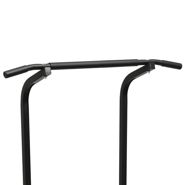 Power Tower Dip Station - MK-4001H - Fritstående Pull-Up Bar - Højdejusterbar - Max 150 kg - Hjemmetræning - Sort