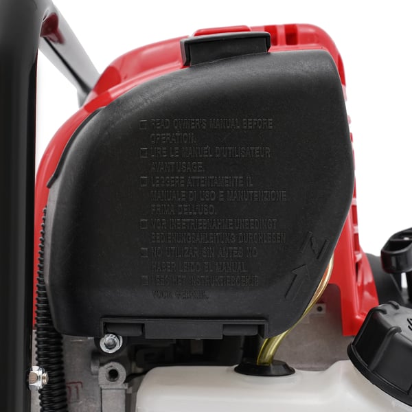 Benzindrevet vandpumpe - 4‑takts motor - Høj gennemstrømning - Op til 850 kPa - Olietank 900 ml - Kulstofstål & aluminiumslegering - Rød
