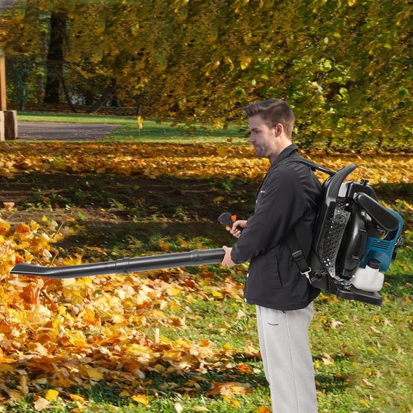 Reppulehtipuhallin - Bensiinikäyttöinen 4-tahti - 75,6 cm³ - 2600 W - 7000 r/min - CE-sertifioitu