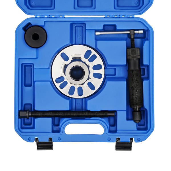 Hjulleje aftrækkersæt - Hydraulisk 10 ton - Til 4/5-hulsnav - Boltcirkel 96–125 mm - Kulstofstål 45# - Til rustne drivaksler - Blå