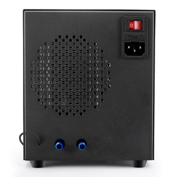 Akvaarion vedenjäähdytin & lämmitin - Lämpötilansäätö - 60 L - 10–40°C - EU-pistoke - 220–240 V - Musta