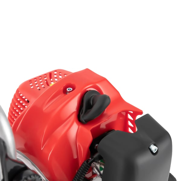Vandpumpe - Bærbar benzin 42,5 cc - Effekt 1,45 kW - Højt tryk - Snorstart - Brændstoftank 1 l - Indløbsslange 2 m - Sølv/Rød