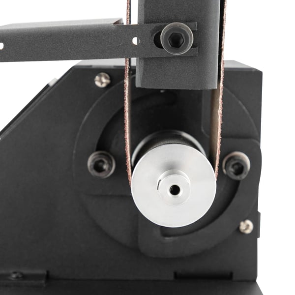 Sähköinen mini nauhahiomakone - 795-moottori - 350 W kuparimoottori - Säädettävä nopeus 0–10 000 rpm - EU-pistoke - Puulle ja metallille - Valkoinen