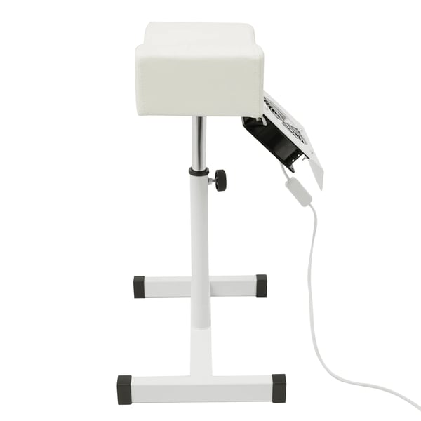 Pedikyyri jakkara - Manikyyrityötuoli kynsipölynimurilla - Korkeussäädettävä - Jalkatuki - 22 W 220 V 95 m³/h - 2600 rpm - EU‑pistoke - Valkoinen