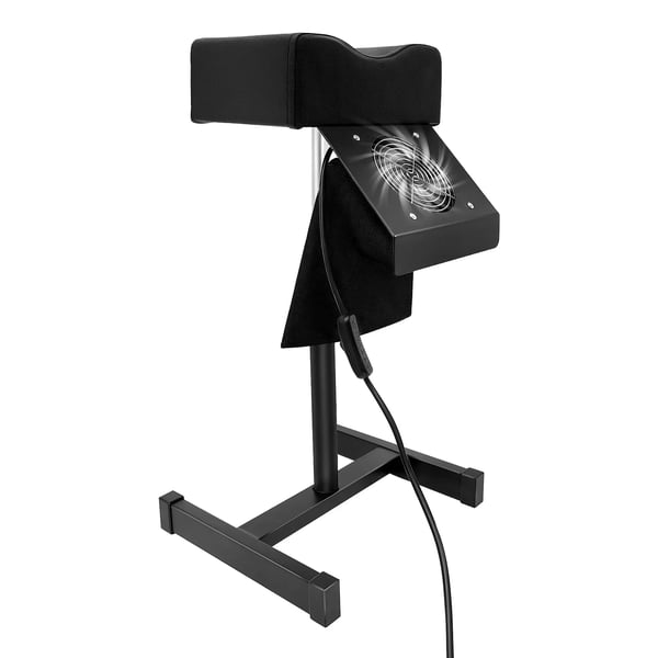 Pedikyyri jakkara - Manikyyrituoli jalkatuella - Korkeussäädettävä - Kynsipölynimuri 22W 220V EU-pistoke - 95 m³/h 2600 rpm - 31×28×45 cm 10 kg