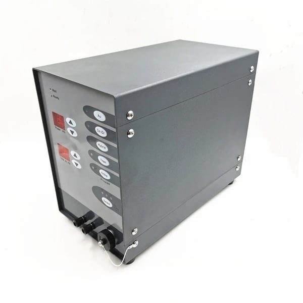 Punktsvejsemaskine til smykker - Puls argonbue - EU-stik - 220V AC - 5–600 A - 3–30 ms Puls - Argon 5 L/min - IP21 - Rust rød