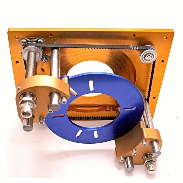 Fräslyft för bordfräs - Router Lift System - Insatsplatta i Metall - Justerbar Höjd - För Elektrisk Träfräs - DIY Träbearbetning