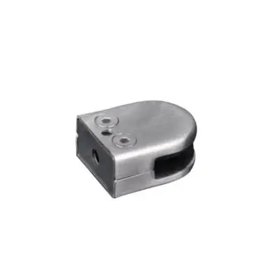 Glasklemme - Til rammeløst rækværk - 20-pak - 304 rustfrit stål - Til glas 8–10 mm - 53×43×24 mm - Korrosionsbestandig, inde/ude
