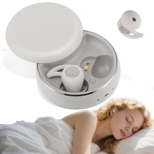 Unikuulokkeet - Bluetooth langattomat nappikuulokkeet - Sivulle nukkujille - Paineeton istuvuus - Kuorsausta vaimentavat