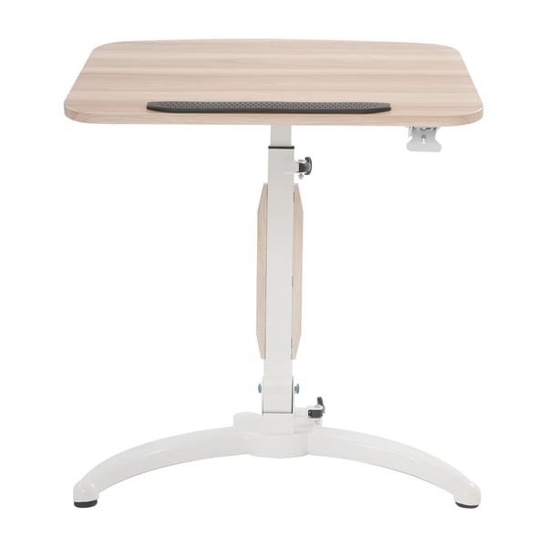 Korkeussäädettävä seisomapöytä - Laptop-pöytä - Korkeus 75–110 cm - Kallistus 15–90° - Tasokoko 52×70 cm - Pyörillä - Enimmäiskuorma 2,5 kg - Burgundi