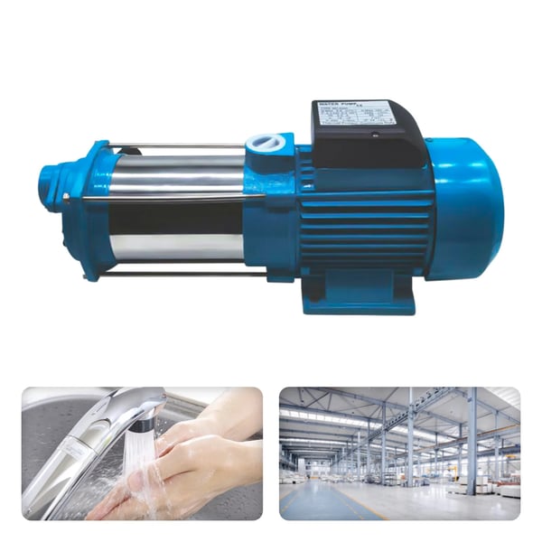 Vesipumppu - Keskipakoinen kastelupumppu - 2500 W - Korkeapaine - 110 m nostokorkeus - 220 V EU‑pistoke - Ruostumaton teräs - 2850 rpm