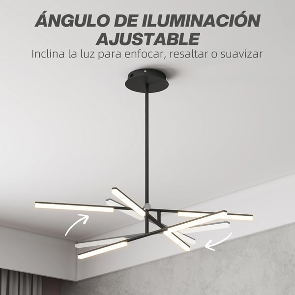 Modern pendellampa - LED pendellampa - SMD 2835 - 220 V AC - Ej dimbar - Stångmontering - Metalllegering