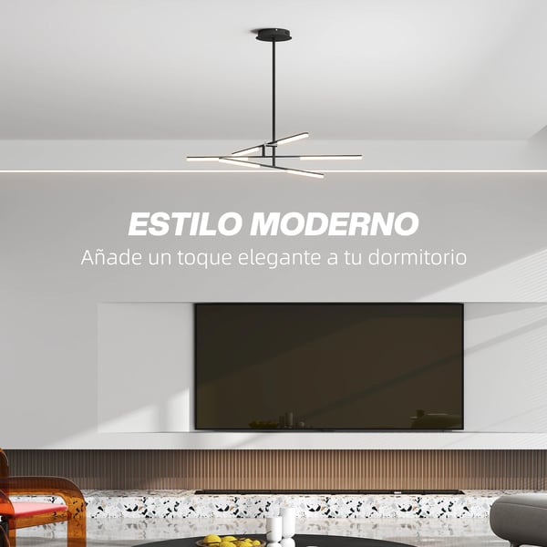 Modern pendellampa - LED pendellampa - SMD 2835 - 220 V AC - Ej dimbar - Stångmontering - Metalllegering