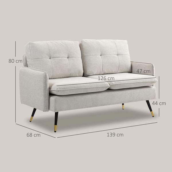 Vardagsrumssoffa - Modern soffa - Komposittyg - Bredd över 240 cm - Fristående design - Plastmaterial - Vit