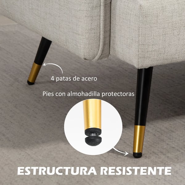 Vardagsrumssoffa - Modern soffa - Komposittyg - Bredd över 240 cm - Fristående design - Plastmaterial - Vit