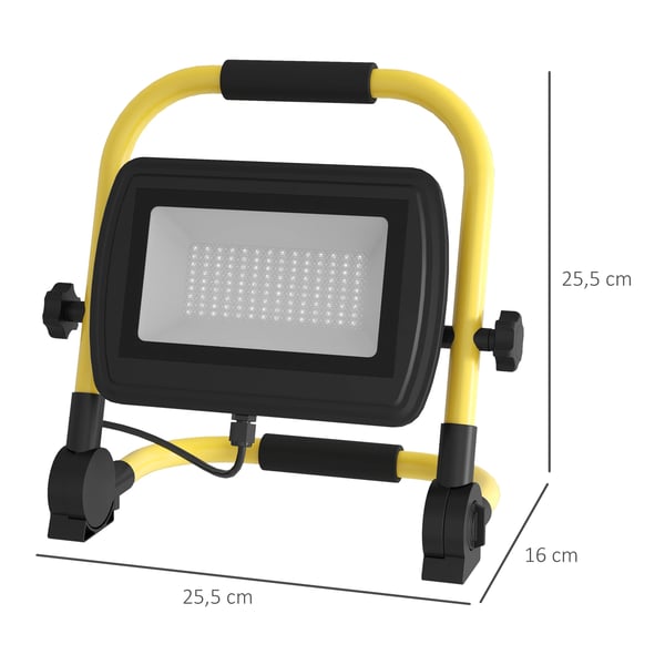 LED Pannlampa - Huvudlampa - Batterier Ingår Ej - Gul
