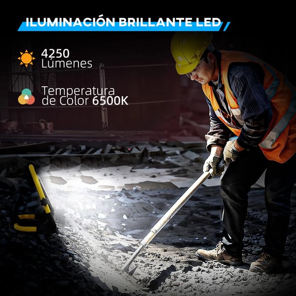 LED Pannlampa - Huvudlampa - Batterier Ingår Ej - Gul