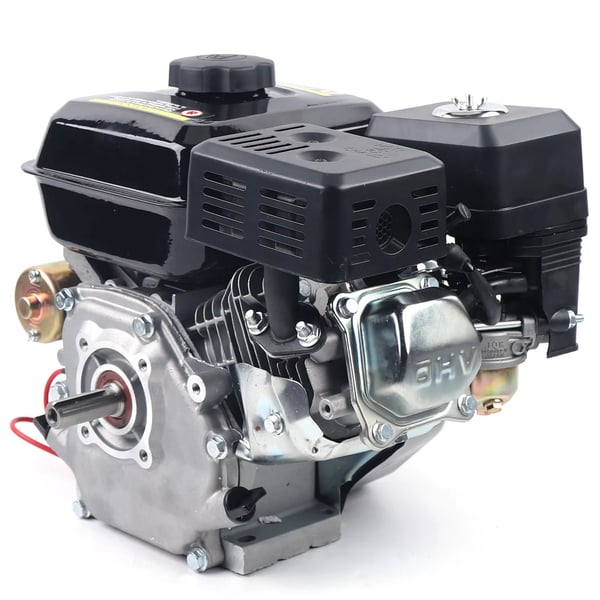 Benzinmotor - Gokart motor - Firetakt - Effekt 7,5 hk 3600 rpm - Slagvolumen 212 cc - Elstart - Luftkølet - Brændstoftank 3,8 l