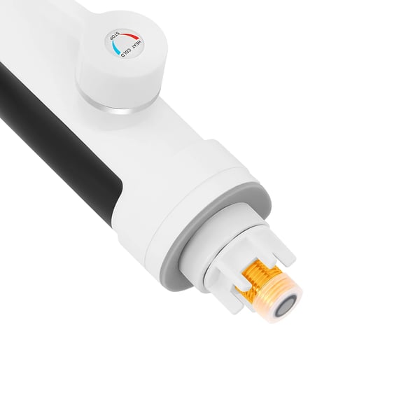 Elektrisk vandhane - Gennemstrømsarmatur - 3000 W Instant Varmt Vand - LED-display - 360° Drejbar - EU-stik 220–250 V 50 Hz - IPX4 - Hvid
