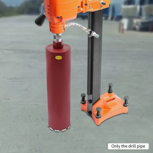 Diamantkærnebor - Borekrone Ø112 mm - M22 Gevind - Effektiv boredybde 41 cm - Til våd & tør beton - Total længde 45 cm - Rød