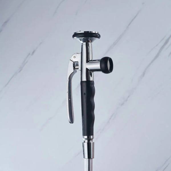 Brusehoved til køkkenarmatur - Sprayhoved - 360° justerbart - Messing - Keramisk ventil - 2 stråletyper - G1/2 (1,27 cm) EU-gevind