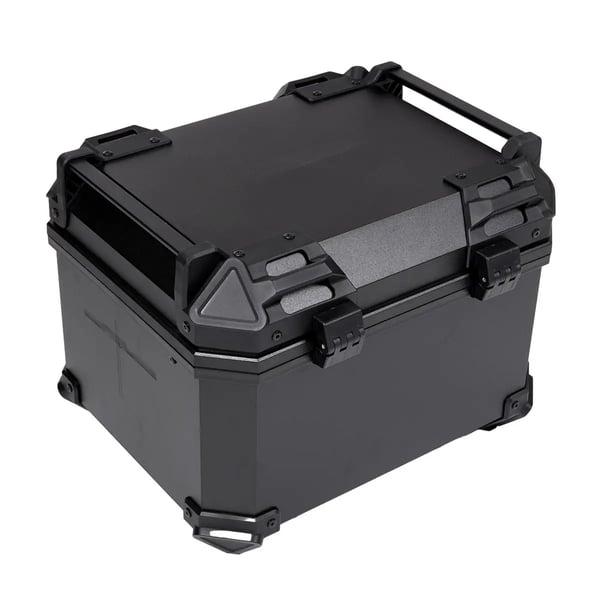 Motorcykel Topboks - Topcase 45 L ABS-plast - Med Lås - Hjelmboks - Universal Montering - Sort
