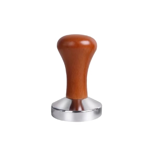 Espressosæt - 58 mm bundløs portafilter - 304 rustfrit stål - Tamper og fordeler/leveler - Til hjemmet