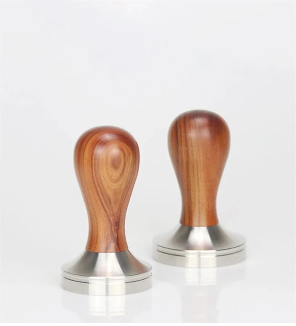 Espressosæt - 58 mm bundløs portafilter - 304 rustfrit stål - Tamper og fordeler/leveler - Til hjemmet