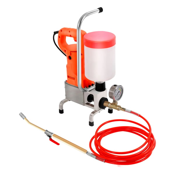Sähköinen korkeapaine-injektiokone - Epoksi betoninjektiopumppu - 720 W - 220 V/50 Hz - Max 10000 psi - Paino 6,2 kg - Koko L - Punainen