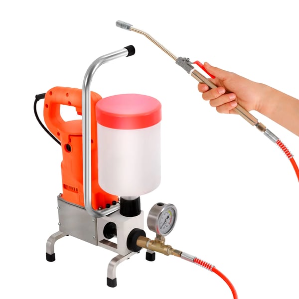 Sähköinen korkeapaine-injektiokone - Epoksi betoninjektiopumppu - 720 W - 220 V/50 Hz - Max 10000 psi - Paino 6,2 kg - Koko L - Punainen
